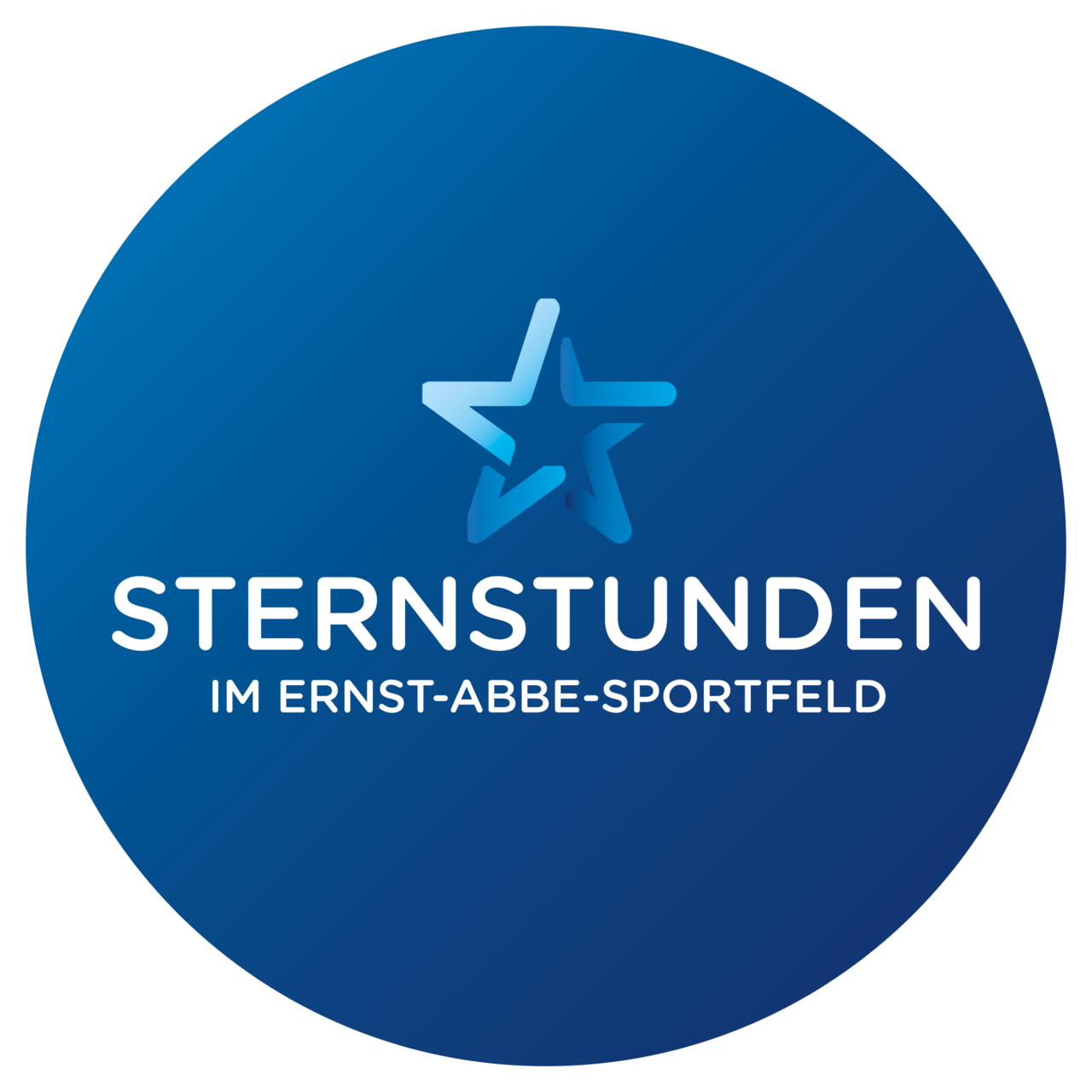 Rundes Logo Sternstunden im Ernst-Abbe-Sportfeld